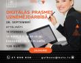 Digitālās prasmes uzņēmējdarbībā - 28. septembrī